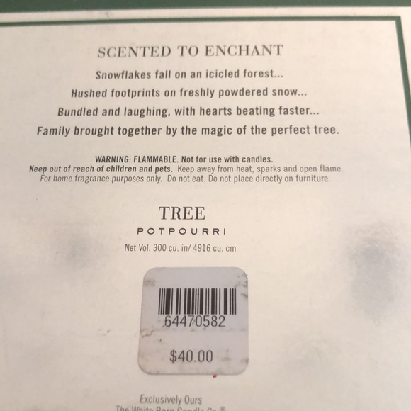 NWT—Christmas boxed Potpourri. - Picture 4 of 5